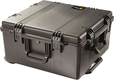 PELI Storm IM2875 Hard Protective Case With Wheels, Watertight and Dustproof, 127L Capacity, Made in US, With Customisable Foam Inlay, Black