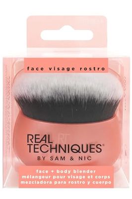 REAL TECHNIQUES Face and Body Makeup Blender Brush, 1 Count (Pack of 1)