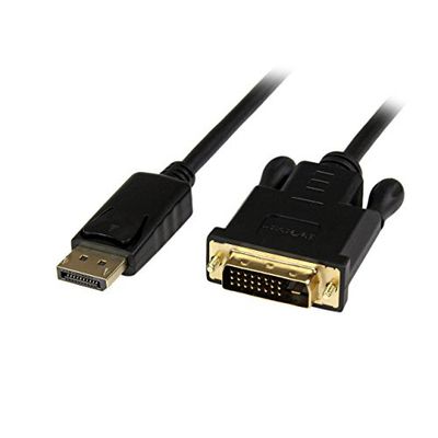 StarTech.com Cable de 1,8m Adaptador Conversor DisplayPort a DVI - Convertidor Activo - DP Macho - DVI Macho - 1920x1200 - Negro