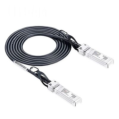 Elfcam® - SFP+ kabel naar SFP+ 10 Gb kabel met directe bevestiging, Direct Attach Copper (DAC) Twinax kabel, (2 m x 2 stuks)