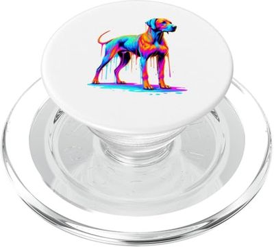 Paint Art Rhodesian Ridgeback Ridgebacks PopSockets PopGrip para MagSafe