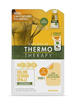 ThermoTherapy Thermotherapy Fito Dolore Schiena Spalle - Cerotto Grande Monodose - 50 g
