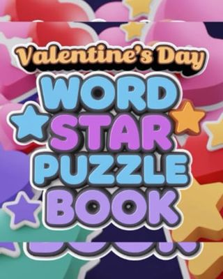 Valentine's Day Word Star Puzzle Book