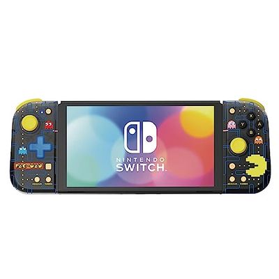 Hori Split Pad Compact (PAC-MAN) Controller Ergonomico Portatile per Nintendo Switch e OLED - Licenza Ufficiale Nintendo e Bandai Namco