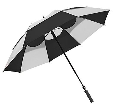 Bag Boy Wind Vent Golf paraplu, zwart/wit, 152 cm