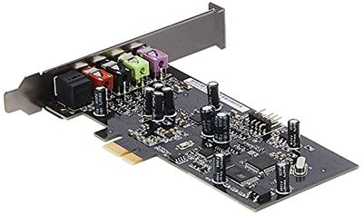 Asus XONAR SE Scheda audio da gioco SNR PCIe a 5.1 canali 192kHz/24-bit Hi-Res 116dB con compatibilità con Windows 10