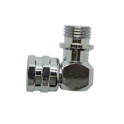 Scuba Choice Snorkel Master 90 graders vridbar adapter UNF för regulator LP-slang, 2" x 9/16" - 18"