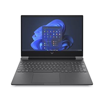 HP Victus 15-fa1002sf 15,6" FHD IPS laptop do gier (Intel Core i5-12500H, 16 GB RAM, SSD 512 GB, NVIDIA GeForce RTX 4060 8GB, AZERTY, Windows 11) srebrny mika