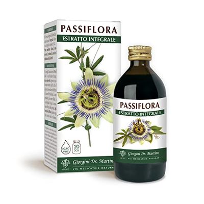 Dr Giorgini Integratore Alimentare, Passiflora Estratto Integrale Liquido Analcoolico - 200 ml