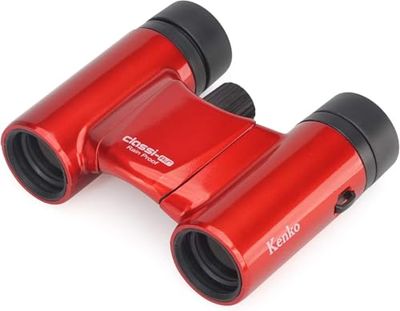 Kenko Binocoli Classi-Air 10x21 DH, Prisma a tetto, leggero, design pieghevole e compatto, Rivestimento multistrato, Rosso 021392