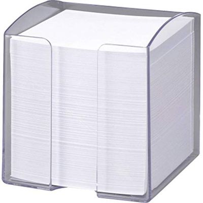 Durable 1701682400 Pojemnik z karteczkami Trend, przezroczysty.