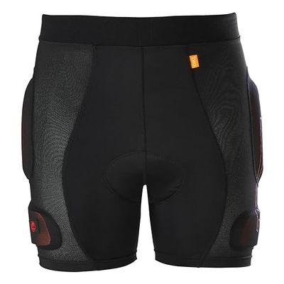 FURYGAN X-Road Short D3O - Protection Légère & Flexible, Confort avec Bandes Anti-Glissement & Respirabilité Avancée. Renfort aux Fesses - Sport