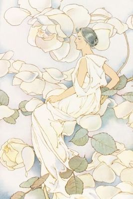 Vintage Flower Fairy Laura Coombs Hills Theme 6''x 9'' Notebook / Journal 120 pages