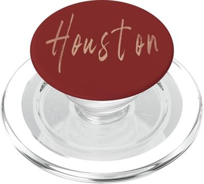 Houston Texas Vintage elegant design PopSockets PopGrip for MagSafe