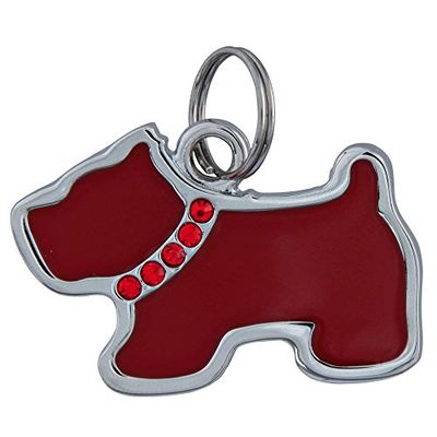 Trixie Fancy targhetta a forma di osso, 3,5 x 2 cm