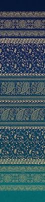 Bassetti Brenta Foulard av 100% bomull i färgen blå B1, mått: 350 x 270 cm – 9325942