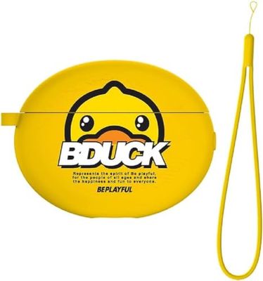 Funda Duck para Huawei FreeBuds 4i, Amarillo