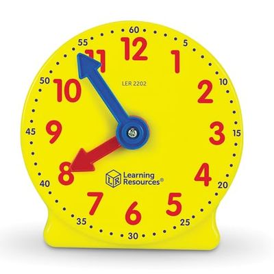 Learning Resources Paquete de minirelojes Big Time para el Aprendizaje Individual de Las matemáticas en el Aula, niños de 5+ años