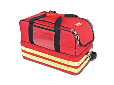 Gima - Sac à dos rouge de dimensions 47,5 x 33 x 30 cm - Multipoches - Pour des urgences, des traumas, le sauvetage, premiers secours médicaux, infirmière, ambulanciers