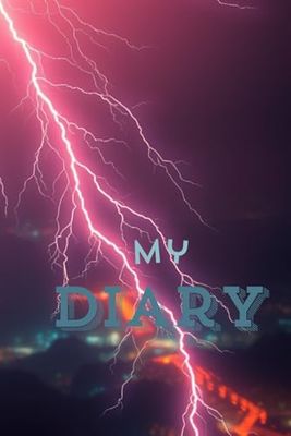 Elemntal Diary Series - Lightning | Lightning diary | lined pages | journal
