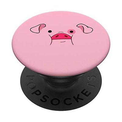 PopSockets Faccia di Maiale Rosa Divertente Carino PopGrip: Impugnatura per Telefoni Cellulari e Tablet Intercambiabile