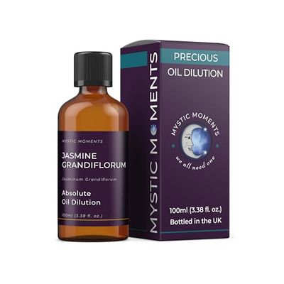Mystic Moments Jasmine Grandiflorum diluizione con Olio, 100 ml, 3% Misto di Jojoba