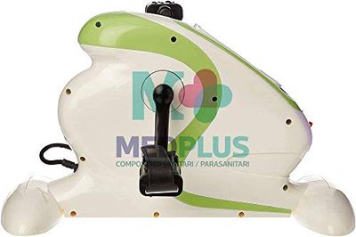 MedPlus PEDALIERA ELETTRICA PER TERAPIA RIABILITAZIONE / MINI CYCLETTE GINNASTICA ATTIVA-PASSIVA ASSISTITA PER BRACCIA E GAMBE CON COMPUTER DI BORDO