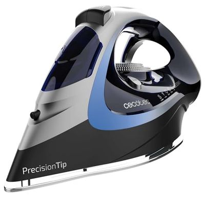 Cecotec Horizontale Strijkijzer IronHero 3200 Force Anodized. 3200 W, Power Steam Technologie, Stoomstoot 270g/min, Turbo Slide Zool, Antidruppelsysteem, Cyclo Clean, Kalkfilter, Auto Uitschakeling