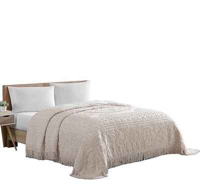 Beatrice Home Fashions Medaglione ciniglia, pieno, arrossire