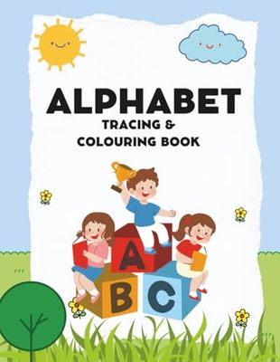 Alphabet Tracing & Colouring Book