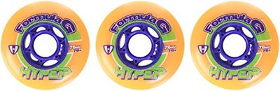 HYPER Des P. Hock Ind FG Era80-76A 4Ud Hockey e patinagem sobre rodas unissexo para adultos, laranja (laranja), 80 mm/76 a
