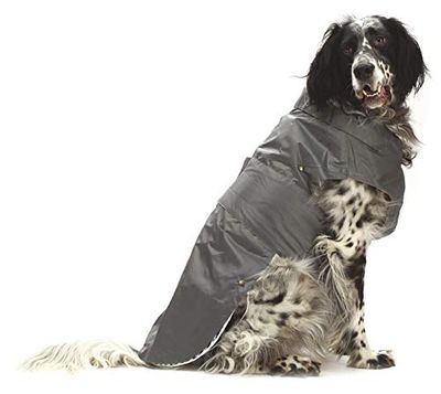 CROCI, MONTREAL, Manteau pour Chiens, Cape d'hiver, Veste Imperméable, Toison Taille 65 cm, Grise