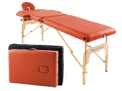 QUIRUMED EASY 182 x 60 cm oranje opvouwbare draagtas van hout
