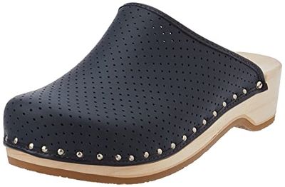 Berkemann Standard-Toeffler, Zuecos Unisex, Azul, 45 1/3