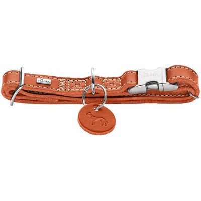 HUNTER Aalborg Aalborg - Collar para Perro (Aluminio, Cierre de Clic, Ajustable, Resistente, Elegante y Atemporal, Fabricado en Alemania, Talla M)