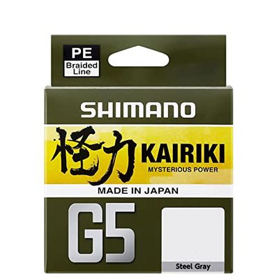 Line Kairiki G5 150 m 0,15 mm 5,5 kg Steel Gray