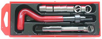 Greenstar reparatietas voor schroefdraad met gereedschap/inzet 10662 zwart.