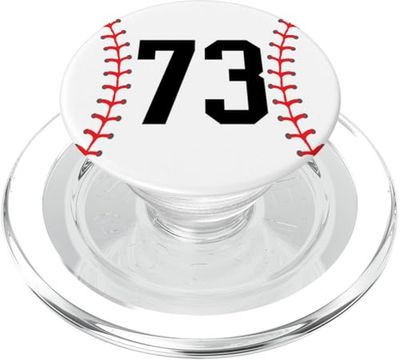 Número de béisbol 73 PopSockets PopGrip para MagSafe