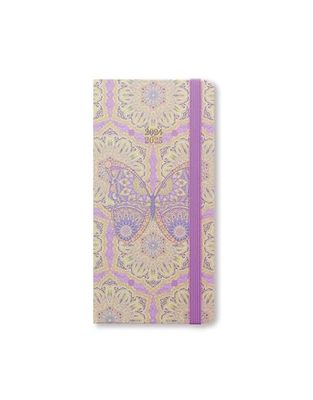Letts of London Agenda scolaire semainier 2024/2025 Paisley Slim – Papillon