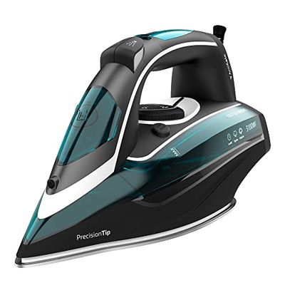 Cecotec Plancha Ropa de Vapor Anodizada Fast&Furious 6050 X-Treme. 3100 W, Bomba de Agua Automática Integrada, Apagado Automático, Vapor Continuo 75 g/min, Sensor Táctil de Control del Vapor, Negro