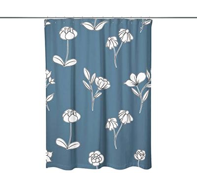 Bonamaison Shower Curtain, Polyester, Multicolor, 150x200