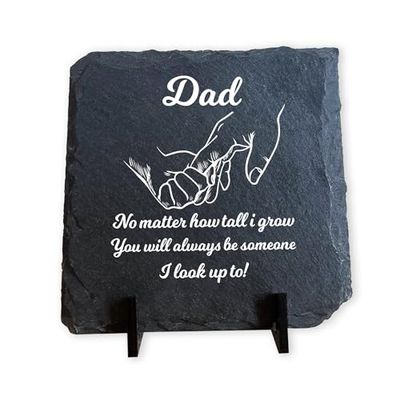 Red Ocean Gifts for Dad, Dad Gifts from Daughter Slate Plaque Stand, Dad Birthday Gifts, Retirement Gifts Presents for Dad, Christmas for Dad, New Dad Gifts, Dad Gift From Son