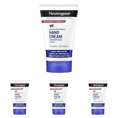 Neutrogena Norwegian Formula Hand Cream, Parfum, 50 ml (Pack of 4)