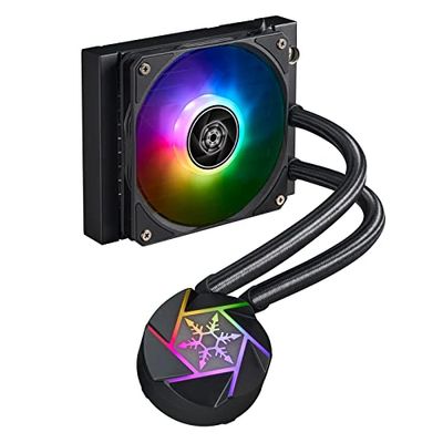 Silverstone VIDA 120 Slim High Performance Al-In-One Liquid Cooler, SST-VD120-SLIM