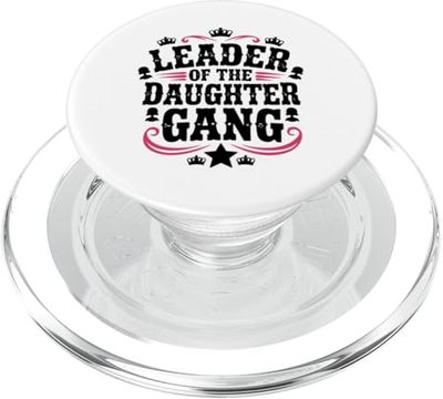 Orgullo de criar niñas diseño para un papá PopSockets PopGrip para MagSafe