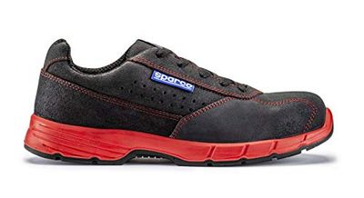 sparco Mixte 0751942NRRS Basket, Noir/Rouge, 42 EU