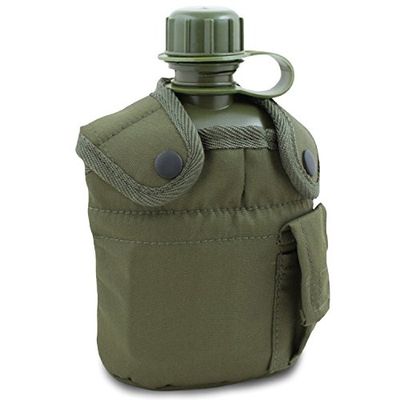 Mil-Tec Us Feldflasche KST.M.Be.U.Hü, Bottiglia di Campo Unisex-Adulto, Oliva, Taglia Unica