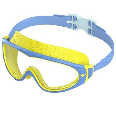 Ambienden Occhialini Nuoto Uomo Donna Per Adulti Con Montatura Grande | Antiappannamento Protezione UV E Lenti HD | Occhialini Piscina Unisex Per Immersioni E Sport Acquatici All'Aperto