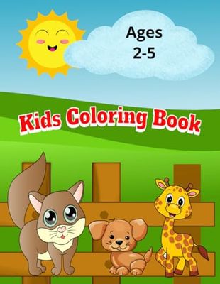 Animals Comic and Cute : Coloring Book for Kids & Adults