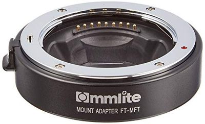 Commlite Auto-Focus elettronico Adattatore di montaggio obiettivo con anello Olympus 4/3 M4/3